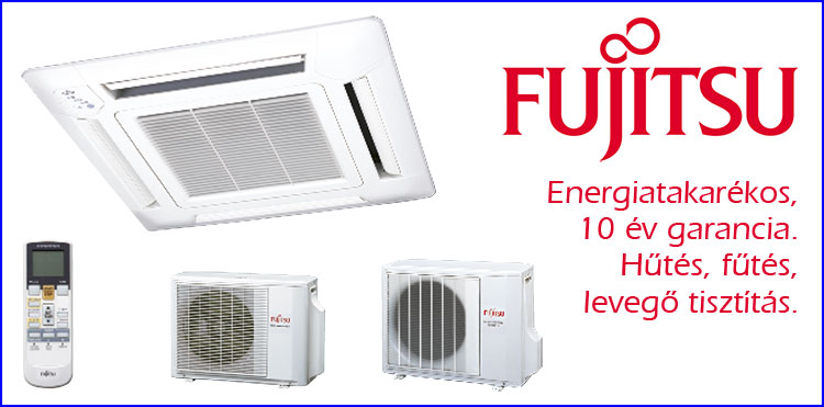 Fujitsu kazettás inverter klíma
