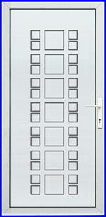 Műanyag bejárati ajtó panel