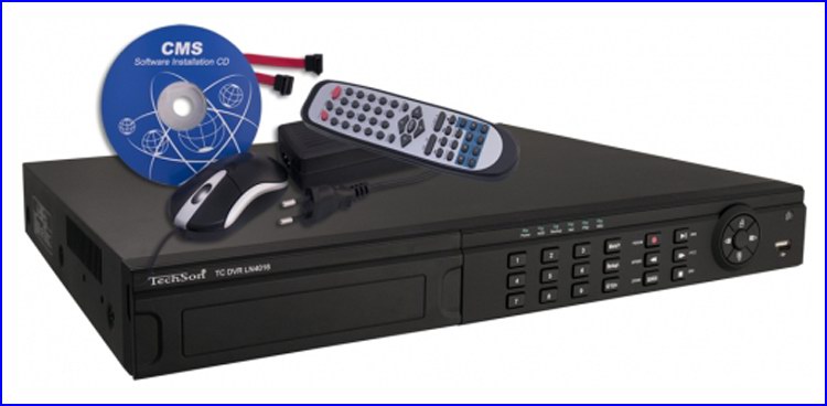 TechSon DVR LN4016H kamera rendszer és videó rögzítő