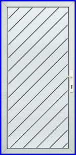 Műanyag bejárati ajtó panel