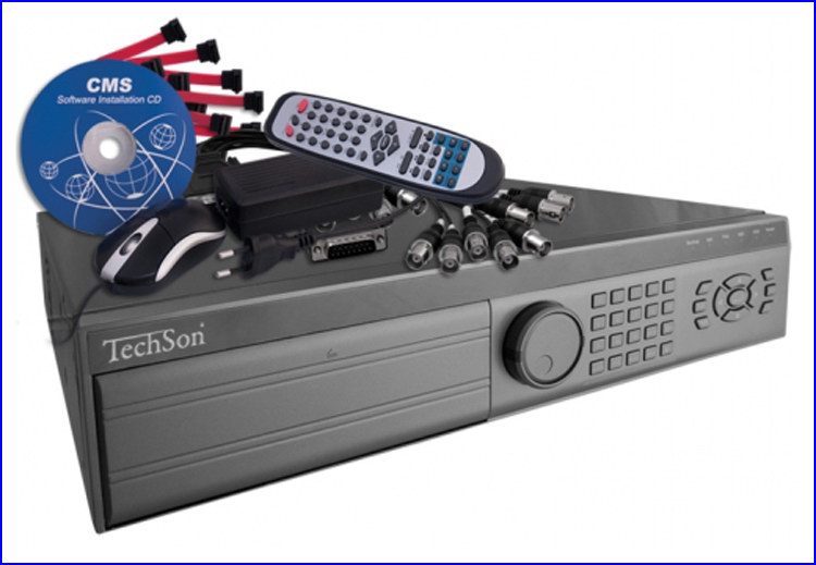 TechSon DVR XLN3008 kamera rendszer és videó rögzítő