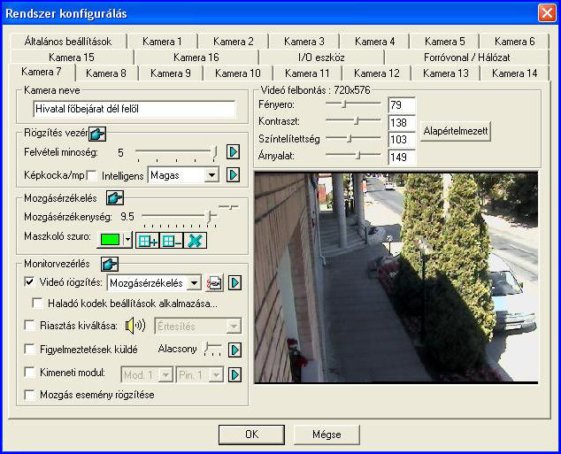 GEOVISION megfigyelő rendszer