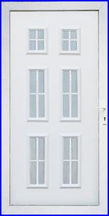 Műanyag bejárati ajtó panel