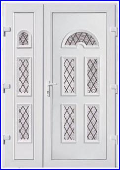 Műanyag bejárati ajtó panel