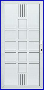 Műanyag bejárati ajtó panel