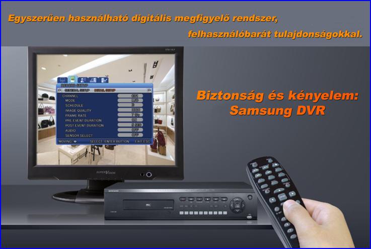 SAMSUNG DVR digitális rögzítő