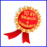 10 év garancia a garázskapu panelekre