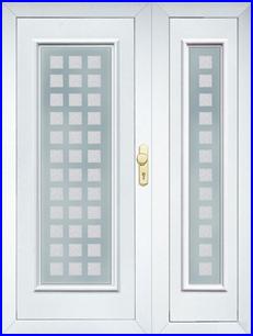 Műanyag bejárati ajtó panel