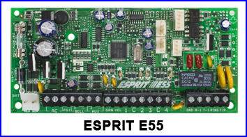 PARADOX riasztó rendszer - ESPRIT E55 riasztó