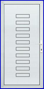 Műanyag bejárati ajtó panel