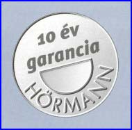Hörmann garázskapu 10 év garanciával